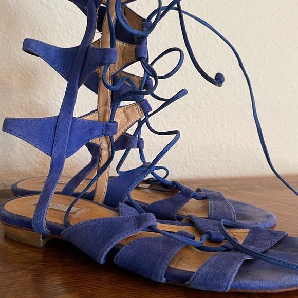 Schutz Lace Up Sandals - Picture 7 of 7